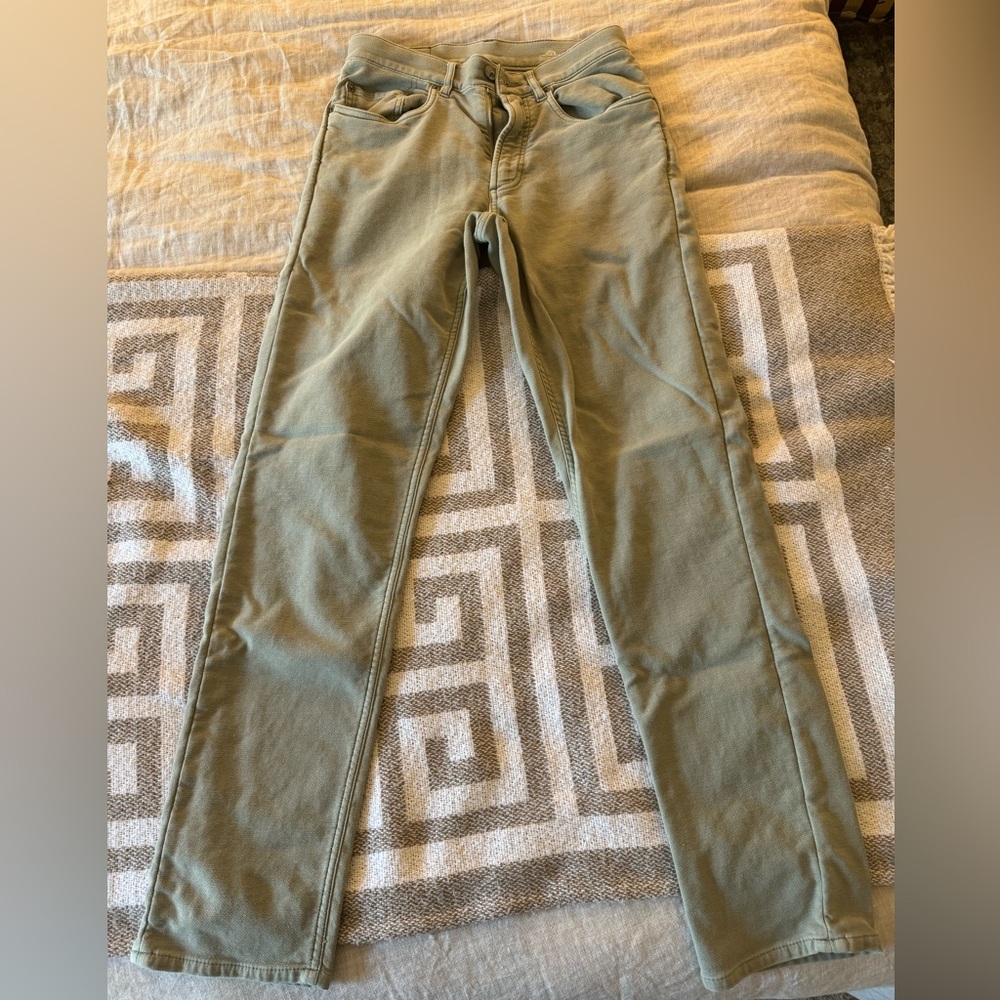 Faherty Brand Stretch Terry 5-Pocket (Faded Olive)